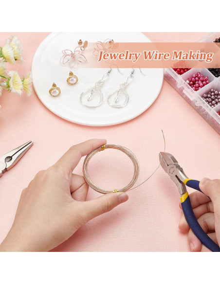 Alambre de Cobre 0.6mm BENECREAT para Joyería y Manualidades - 6m