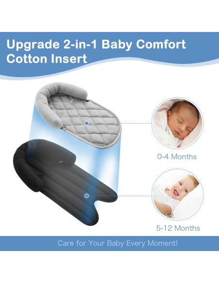 Soporte de Cabeza para Asiento de Auto Pro Goleem Bebés 2 en 1