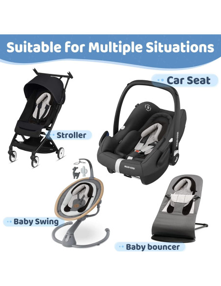 Soporte de Cabeza para Asiento de Auto Pro Goleem Bebés 2 en 1