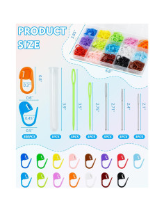 Marcadores de Puntos FIVEIZERO 220 Piezas con Agujas de Coser 2