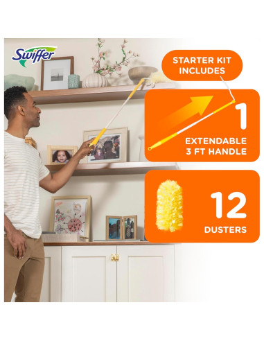 Kit de limpieza Swiffer Duster Heavy Duty 13 piezas