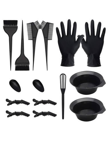 Kit de Teñido de Cabello Profesional CREATESTAR 15 Piezas