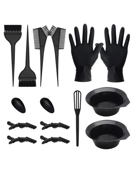 Kit de Teñido de Cabello Profesional CREATESTAR 15 Piezas