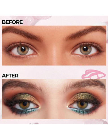 Set de Plantillas de Delineador de Ojos DAGEDA - 3 Piezas Silicona