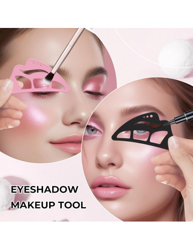 Set de Plantillas de Delineador de Ojos DAGEDA - 3 Piezas Silicona