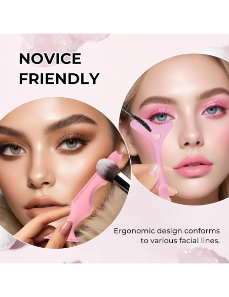 Set de Plantillas de Delineador de Ojos DAGEDA - 3 Piezas Silicona