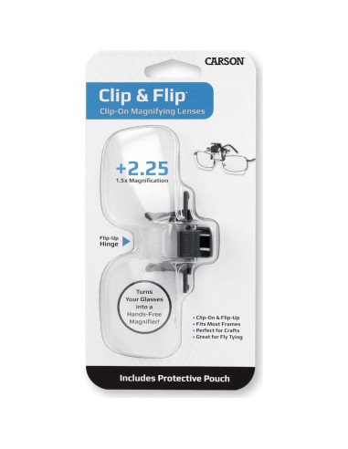 Lentes de Aumento Clip-on Carson OD-10 1.5x con Funda