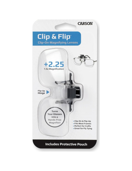 Lentes de Aumento Clip-on Carson OD-10 1.5x con Funda
