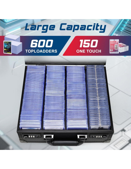 Caja de Almacenamiento de Tarjetas Boldblox 600+ Toploaders Caja de Almacenamiento de Tarjetas Boldblox 600+ Toploaders