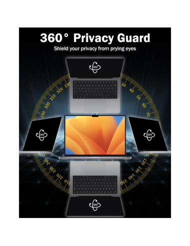 Protector de Pantalla de Privacidad F FORITO 14" 16:10 Anti Reflejos