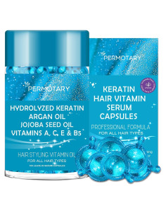 Cápsulas de Suero para Cabello Permotary 100PCS - Aceites y Vitaminas