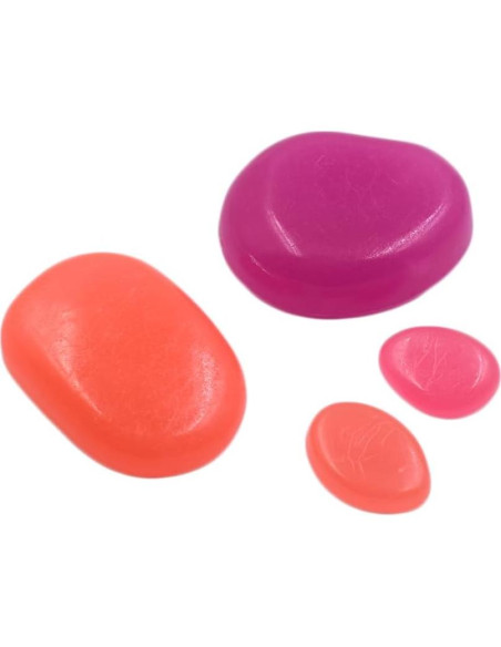 20Pcs Piedras Brillantes QTTLLI para Jardín y Acuario 4.3cm 20Pcs Piedras Brillantes QTTLLI para Jardín y Acuario 4.3cm