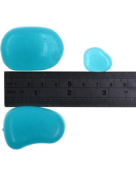 20Pcs Piedras Brillantes QTTLLI para Jardín y Acuario 4.3cm 20Pcs Piedras Brillantes QTTLLI para Jardín y Acuario 4.3cm