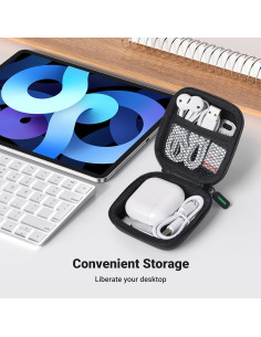 Estuche UGREEN para Auriculares Inalámbricos Negro 8.5x8.5cm 2