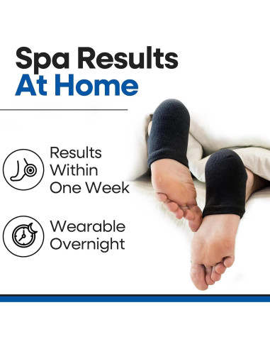 Calcetines Hidratantes Aloe Vera para Talones Agrietados - 2 Paquetes