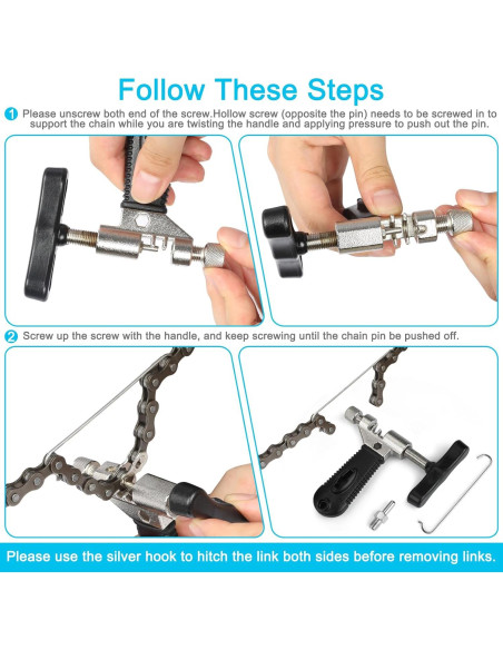 Kit de Herramientas para Reparación de Cadenas de Bicicleta A AKRAF