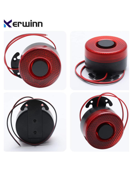 Alarma de Respaldo KERWINN TZ-Backup 24V 105DB con Luz LED