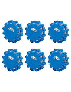 CICMOD Kit de Luces de Emergencia LED Azul - 6 Piezas