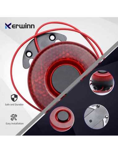 Alarma de Respaldo KERWINN TZ-Backup 24V 105DB con Luz LED