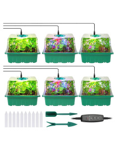 Kit de Inicio de Semillas Adawook 72 Celdas con Luces