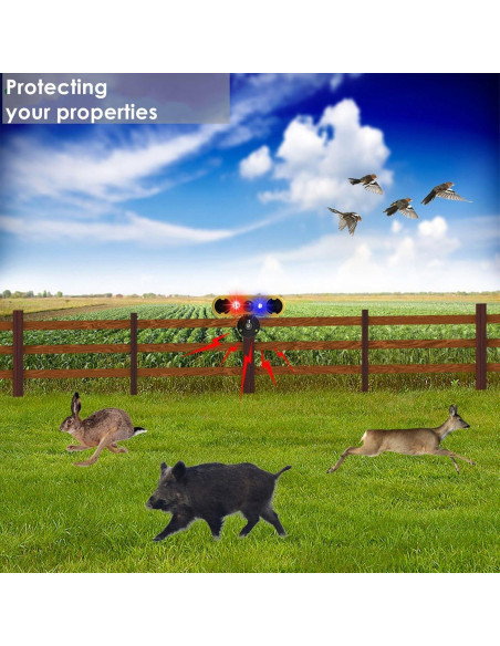 Alarma de Movimiento Solar HULPPRE - 4 Modos y 13 Sonidos