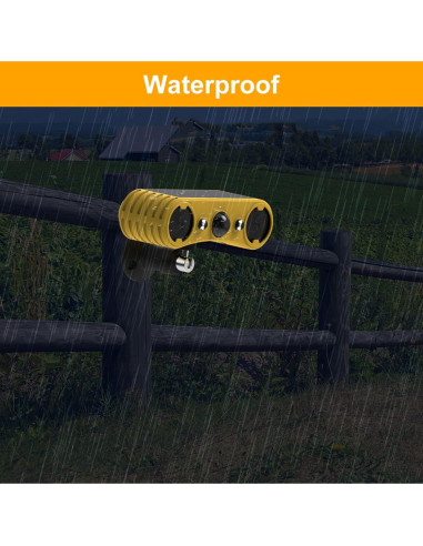 Alarma de Movimiento Solar HULPPRE - 4 Modos y 13 Sonidos