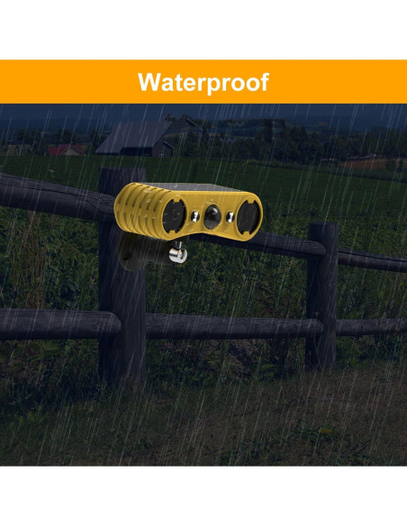 Alarma de Movimiento Solar HULPPRE - 4 Modos y 13 Sonidos