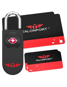 Candado de Equipaje TSA Talonport con Llaves de Tarjeta