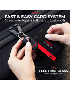 Candado de Equipaje TSA Talonport con Llaves de Tarjeta 2