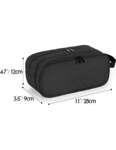 Funda para Estetoscopio Trunab Negra, Acomoda 2 Estetoscopios