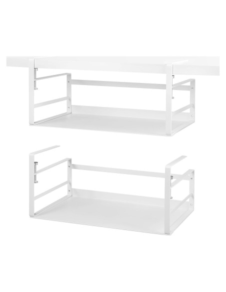 Organizador Bajo Estante Nxconsu 2 Pack Blanco 13.6 kg