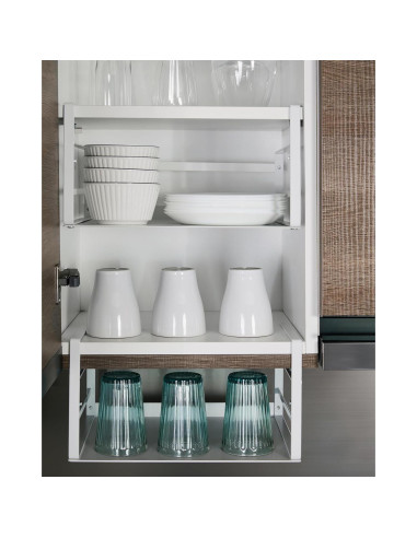 Organizador Bajo Estante Nxconsu 2 Pack Blanco 13.6 kg