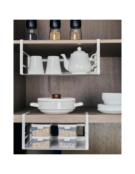 Organizador Bajo Estante Nxconsu 2 Pack Blanco 13.6 kg