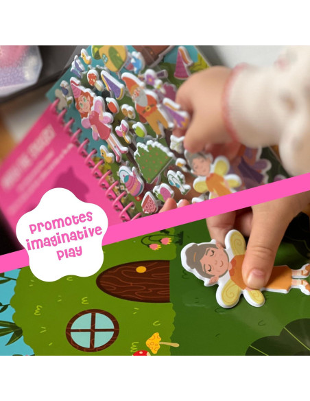 Paquete Stickypuff - 3 Libros de Stickers Esponjosos Reutilizables