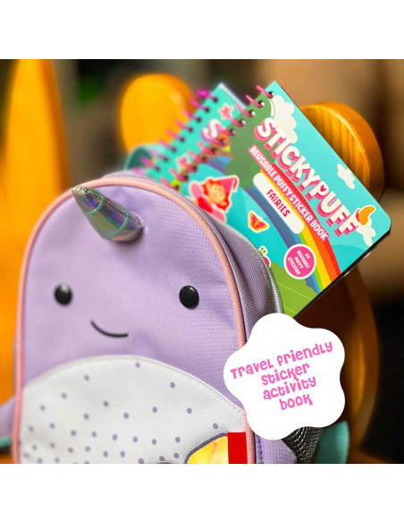 Paquete Stickypuff - 3 Libros de Stickers Esponjosos Reutilizables