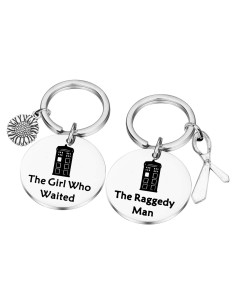 Llavero Pareja PLITI La Chica Que Esperó El Hombre Desaliñado 30mm