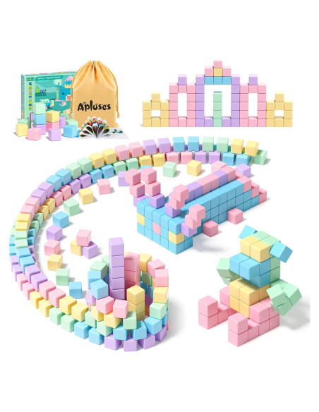 Bloques Magnéticos Apluses 45PCS para Niños 3 a 5 Años Bloques Magnéticos Apluses 45PCS para Niños 3 a 5 Años