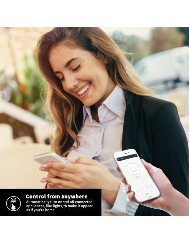 Interruptor de Luz Wi-Fi Inteligente ZINDRA 2.4GHz Control Táctil