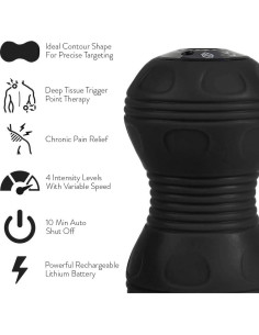 Bola de Masaje Vibrante Rolling With It - Terapia Miofascial 9.5x17.1cm 2