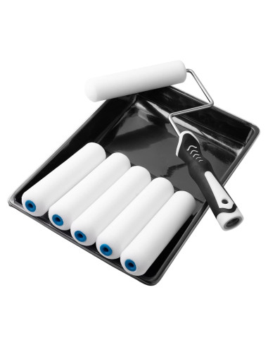 Kit de Rodillo de Pintura Mister Rui 6 Pulgadas Espuma Alta Densidad