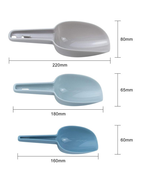 Cucharón Multiusos AUEAR 3 en 1 Plástico 50ml 100ml 150ml