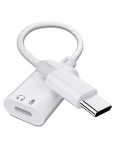 Adaptador de Audio USB-C a Lightning Mxcudu - Compatible iPhone 16/15