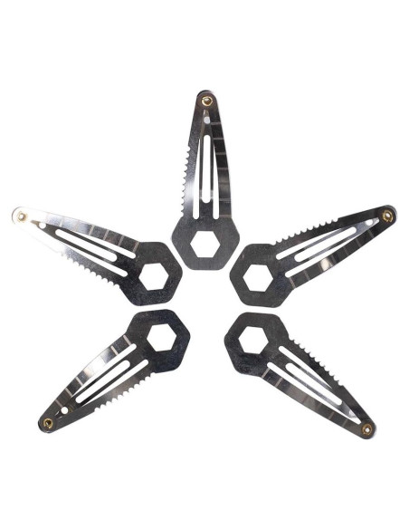 Clip de Cabello Multi-Herramienta West Coast Paracord - 3 Piezas