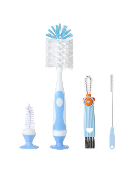 Juego de Cepillos para Biberones Ariseno 4 en 1 Libre de BPA