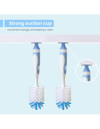 Juego de Cepillos para Biberones Ariseno 4 en 1 Libre de BPA