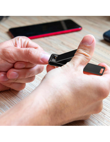 Cortauñas de Pies Mudder 6 Piezas Acero Inoxidable Negro