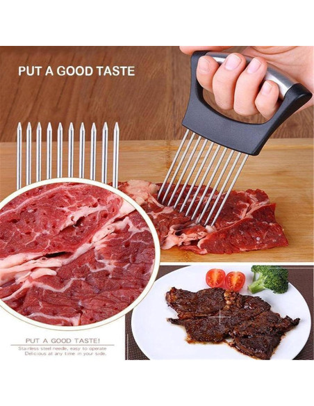 Soporte Cortador de Cebolla Ayigu - Acero Inoxidable, Ergonomico