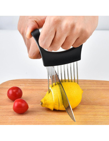 Soporte Cortador de Cebolla Ayigu - Acero Inoxidable, Ergonomico