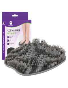 Exfoliador y Masajeador de Pies Mars Wellness Gris 30x27.4cm
