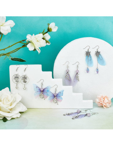 Kit de Fabricación de Joyería SUNNYCLUE 10 Pares Pendientes Mariposa